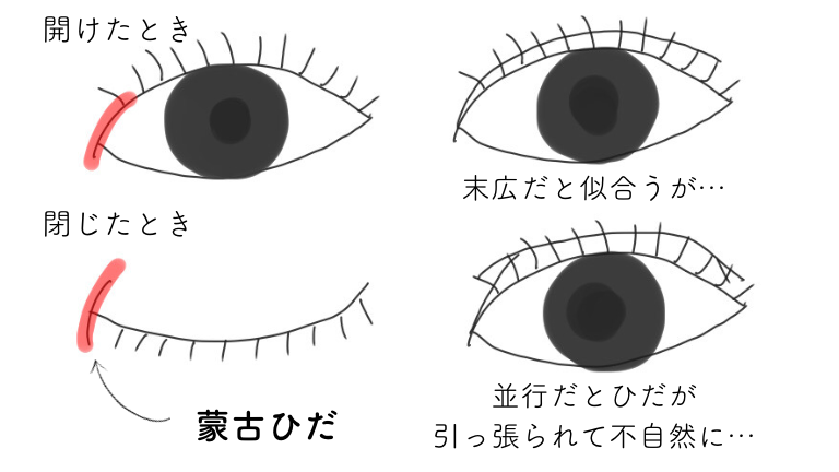 二重　似合わない