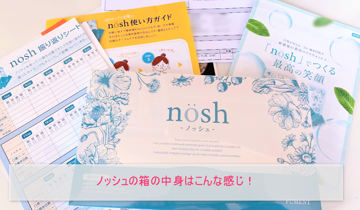 nosh（ノッシュ）の箱の中身